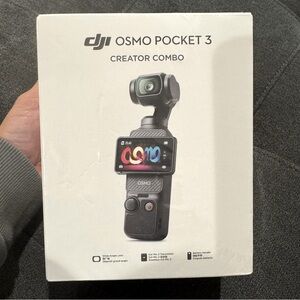 DJI Osmo Pocket 3 Creator Combo - New in Box and Plastic Wrap
